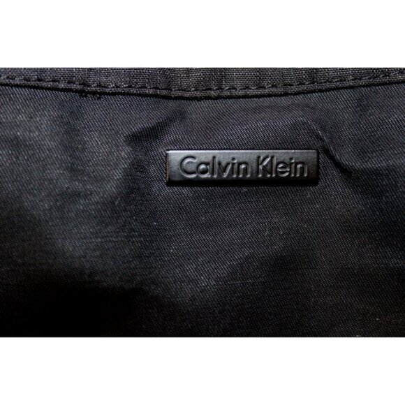 Mens Calvin Klein Casual Full Zip Bomber Jacket Coat XL Black Pockets - Picture 5 of 9